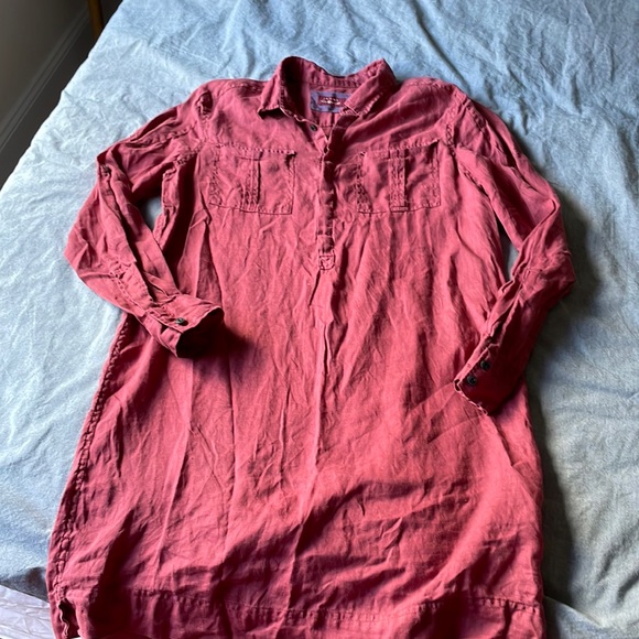 Jachs Girlfriend Linen Shirt Dress - Picture 3 of 6